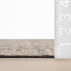 Nefre Traditional Diamond Rug | Blue