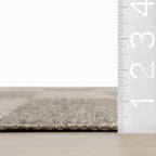 Mephira Checkered Washable Rug | Green