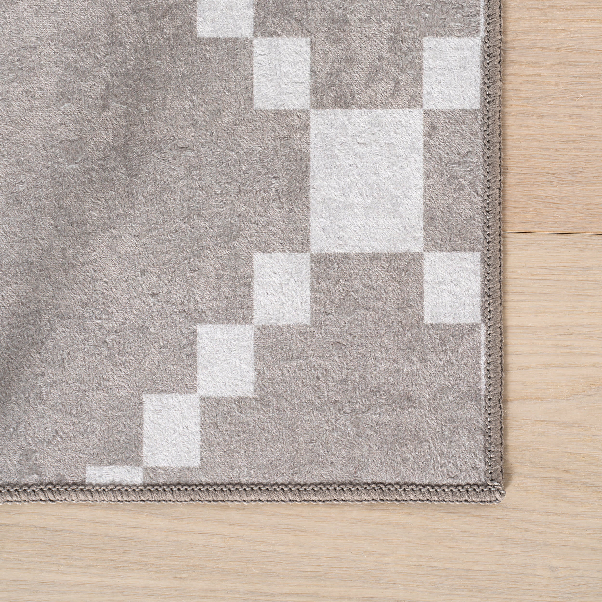 Juni Southwestern Geometric Washable Rug | Taupe