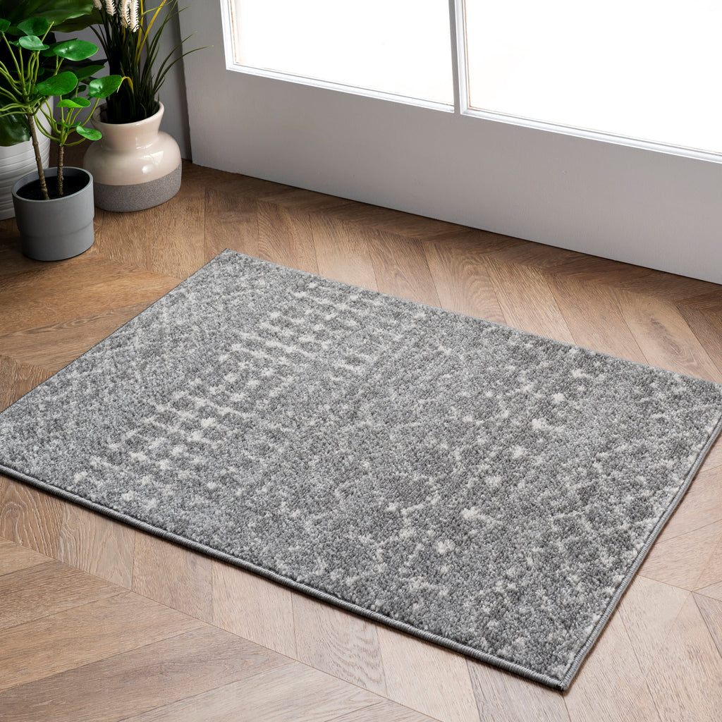 Moroccan Trellis Rug | Dark Grey