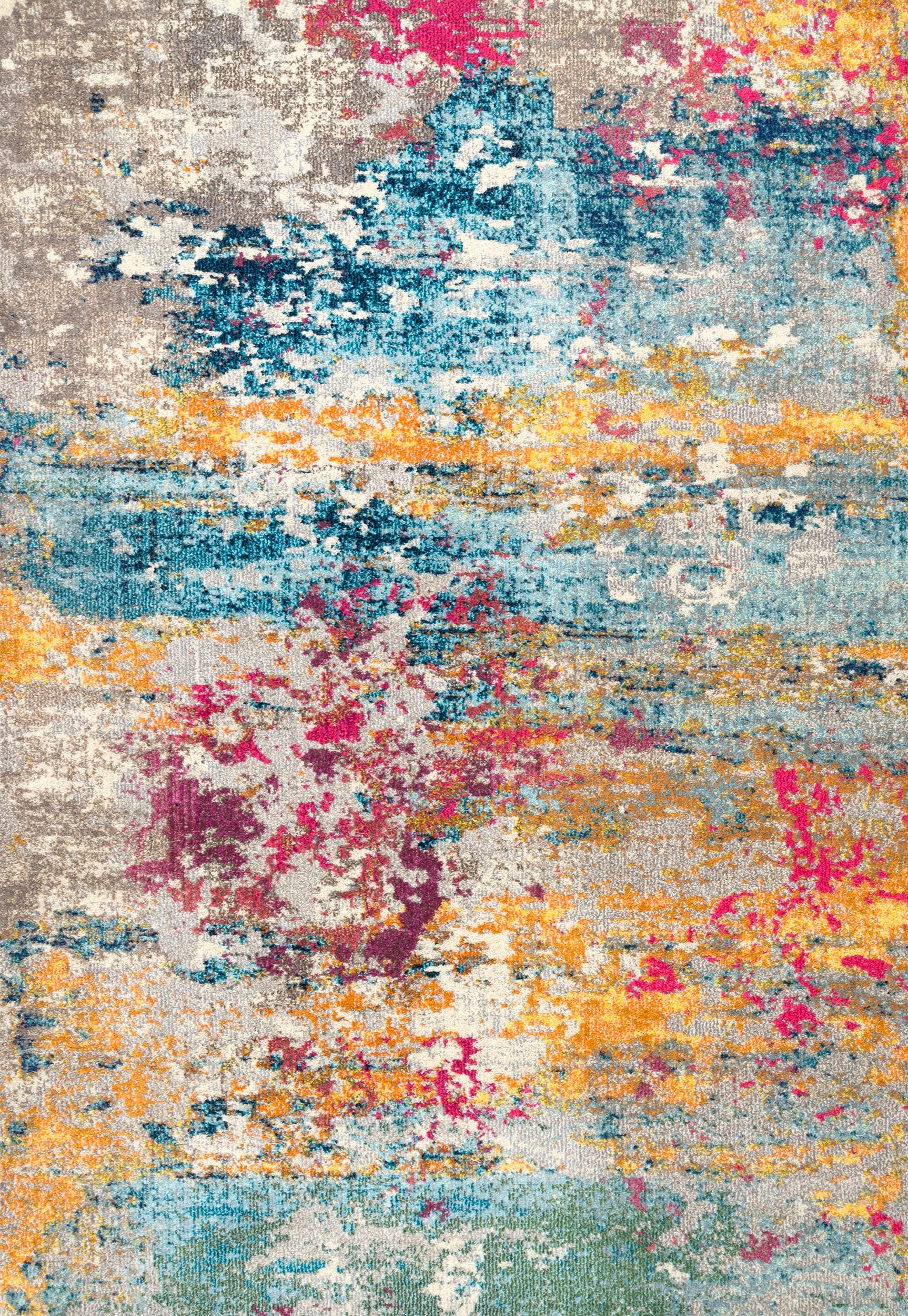 Abstract Nebula Rug | Multicolor Main image