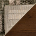 Suba Transitional Geometric Rug | Green