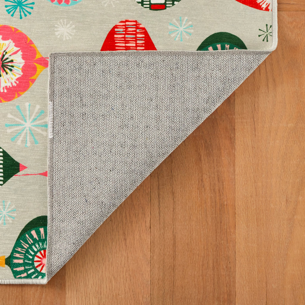 Ornaments Machine Washable Rug | Multi