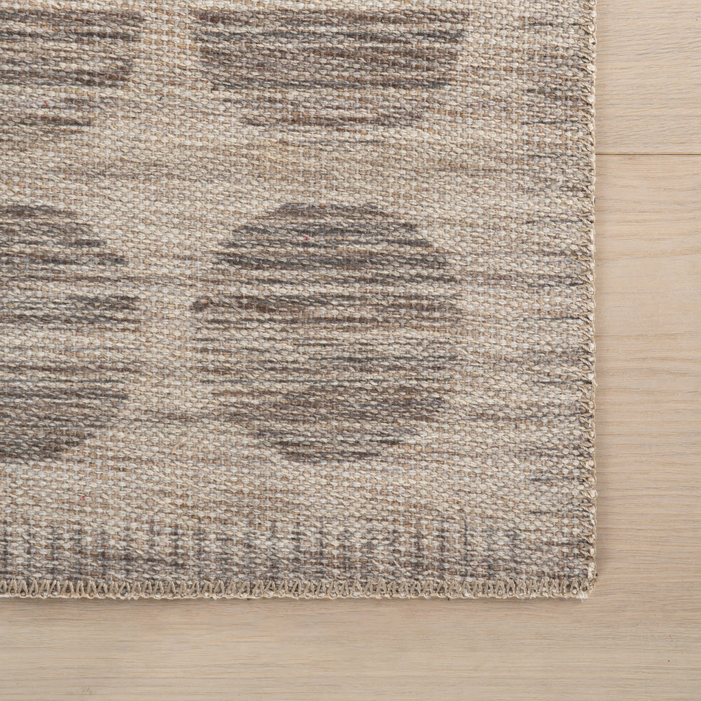 Nouran Modern Geometric Washable Rug | Brown