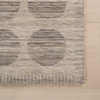 Nouran Modern Geometric Washable Rug | Brown