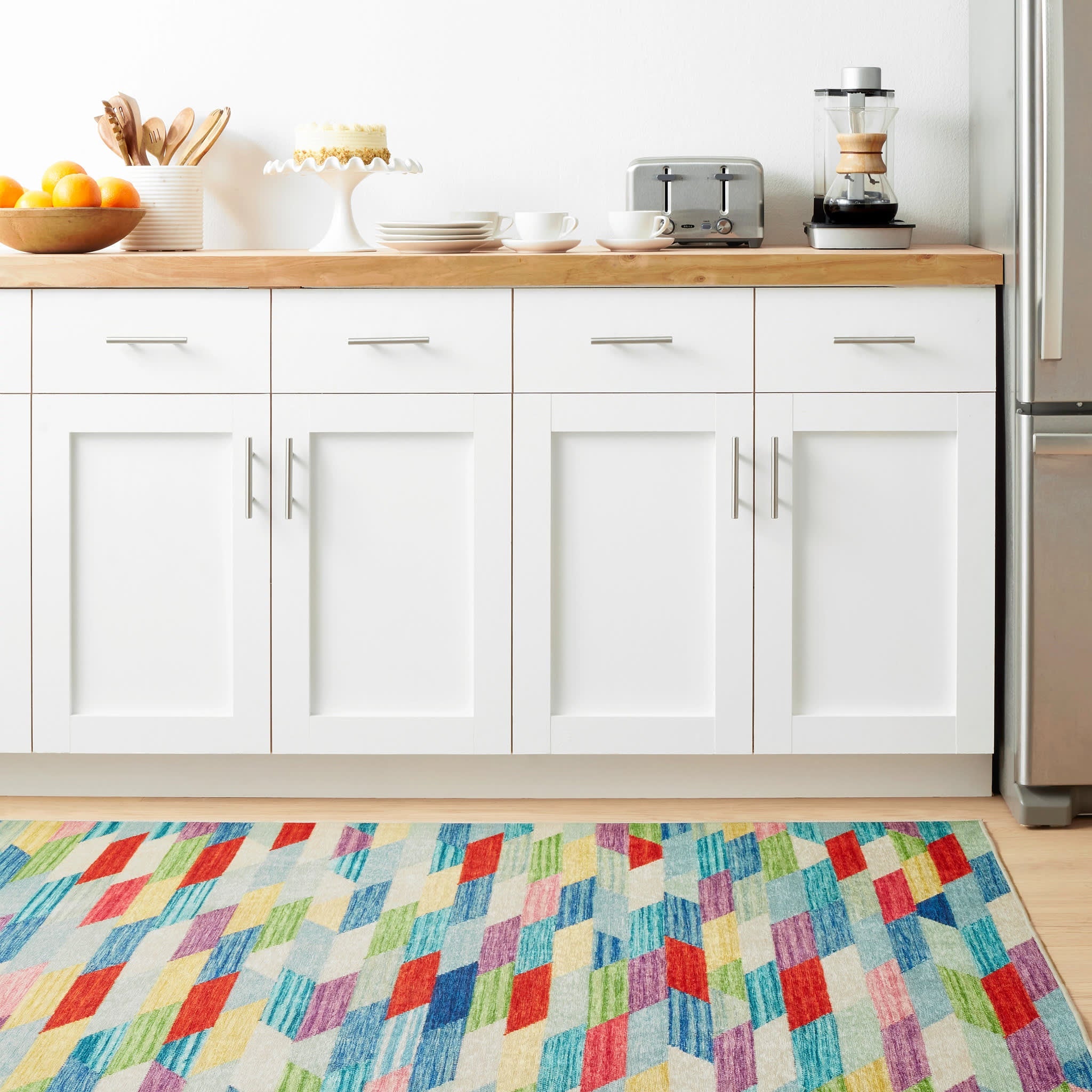 Hotline Machine Washable Rug | Multi