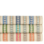 Long Slade Handwoven Cotton Rug | Teal