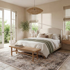 Vanisa Traditional Washable Rug | Beige