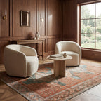 Muril Medallion Washable Rug | Multicolor