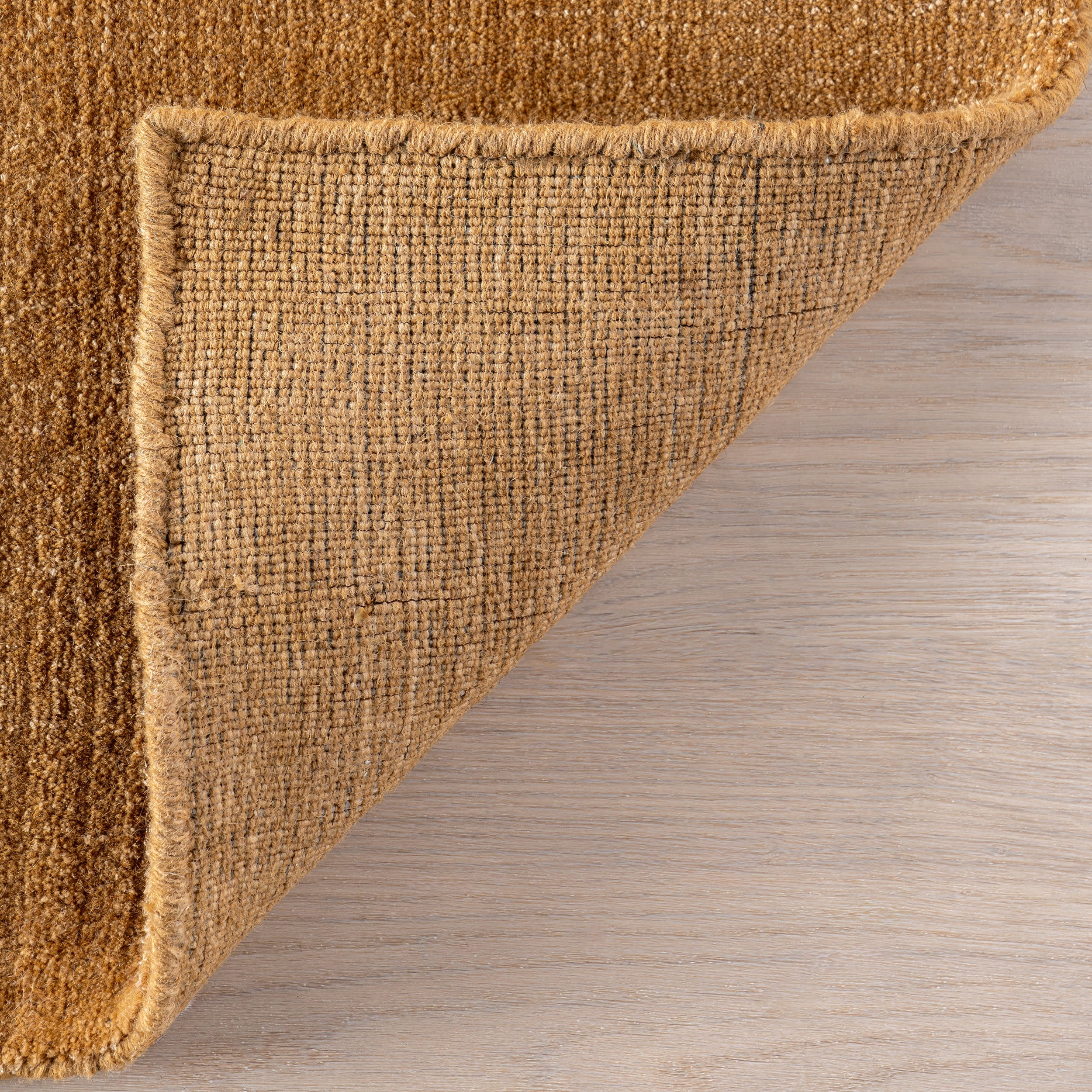 Arrel Speckled Wool-Blend Rug | Wheat
