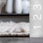 Shaggy Striated Rug | Grey