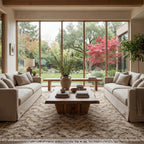 JuJu Tasseled Wool Rug | Brown