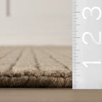 Cinnara Moroccan Striped Rug | Beige