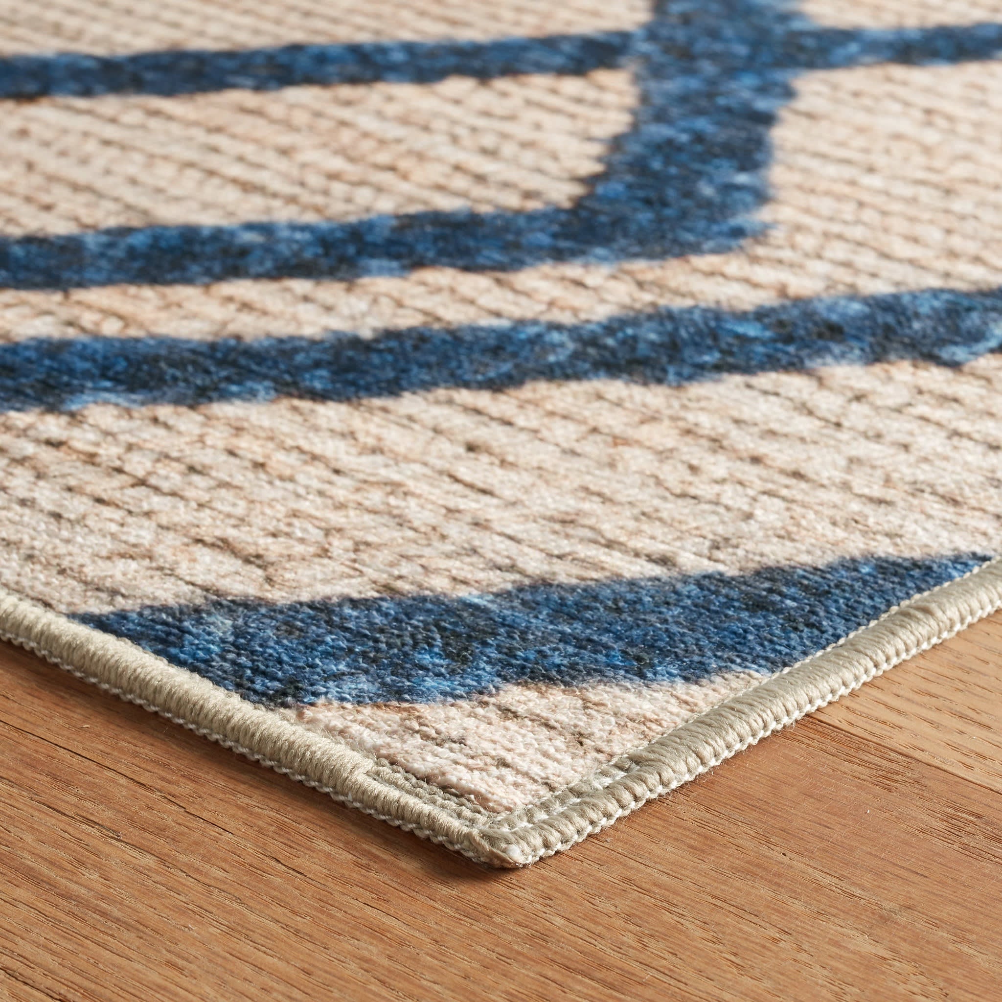 Marco Machine Washable Rug | Navy