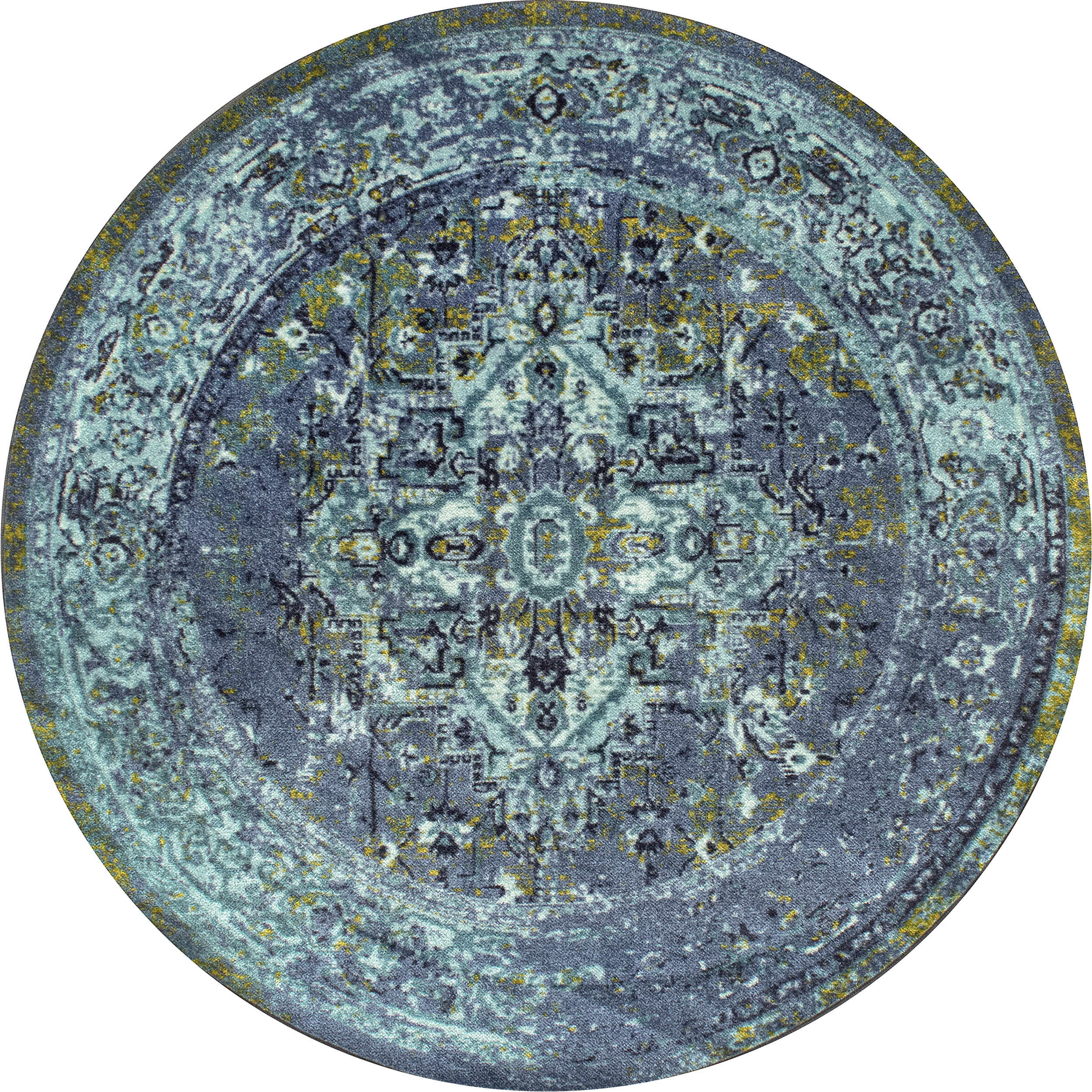 Persian Vintage Rug | Teal Main image