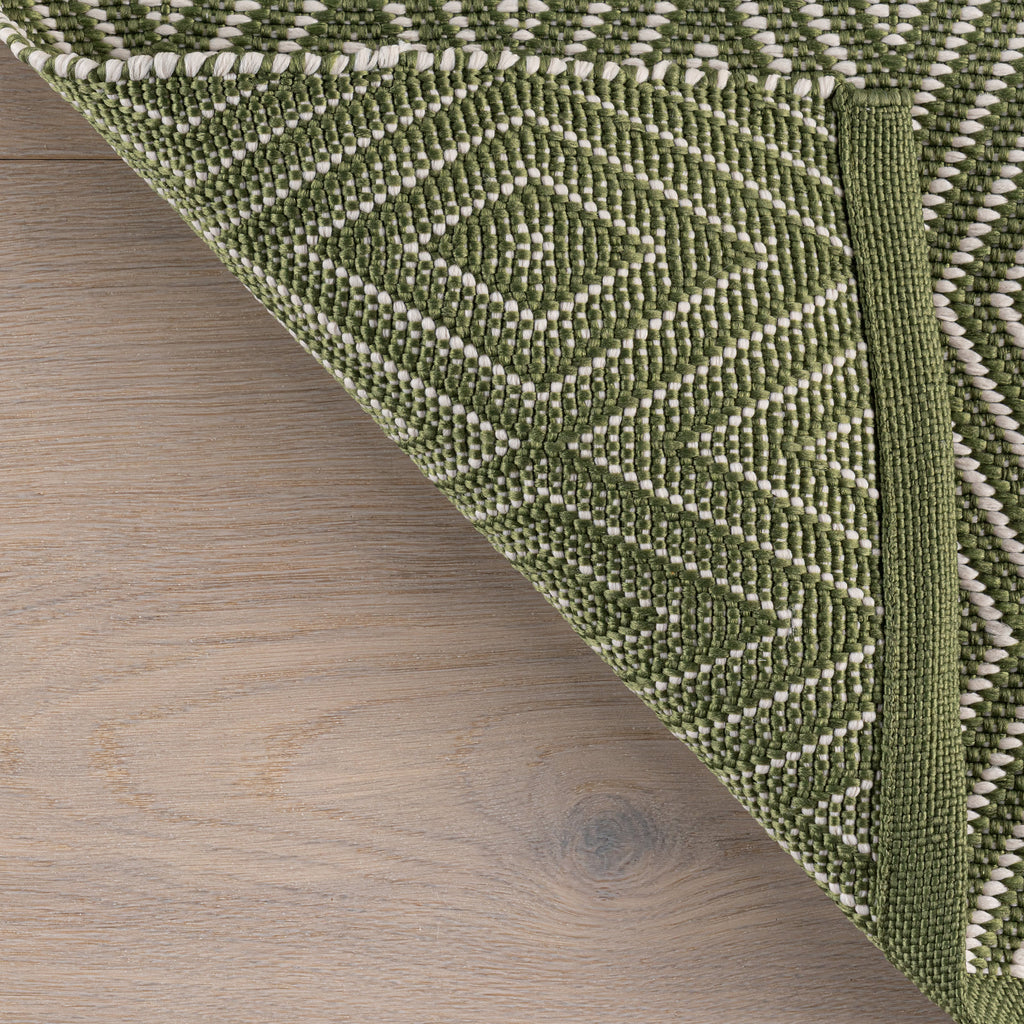 Diamond Handwoven Indoor/Outdoor Rug | Sage