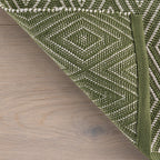 Diamond Handwoven Indoor/Outdoor Rug | Sage