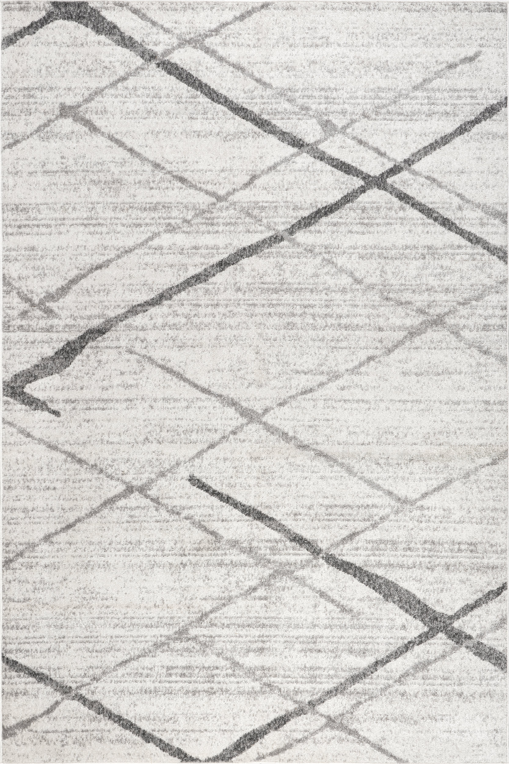 Broken Lattice Rug | Grey Main image