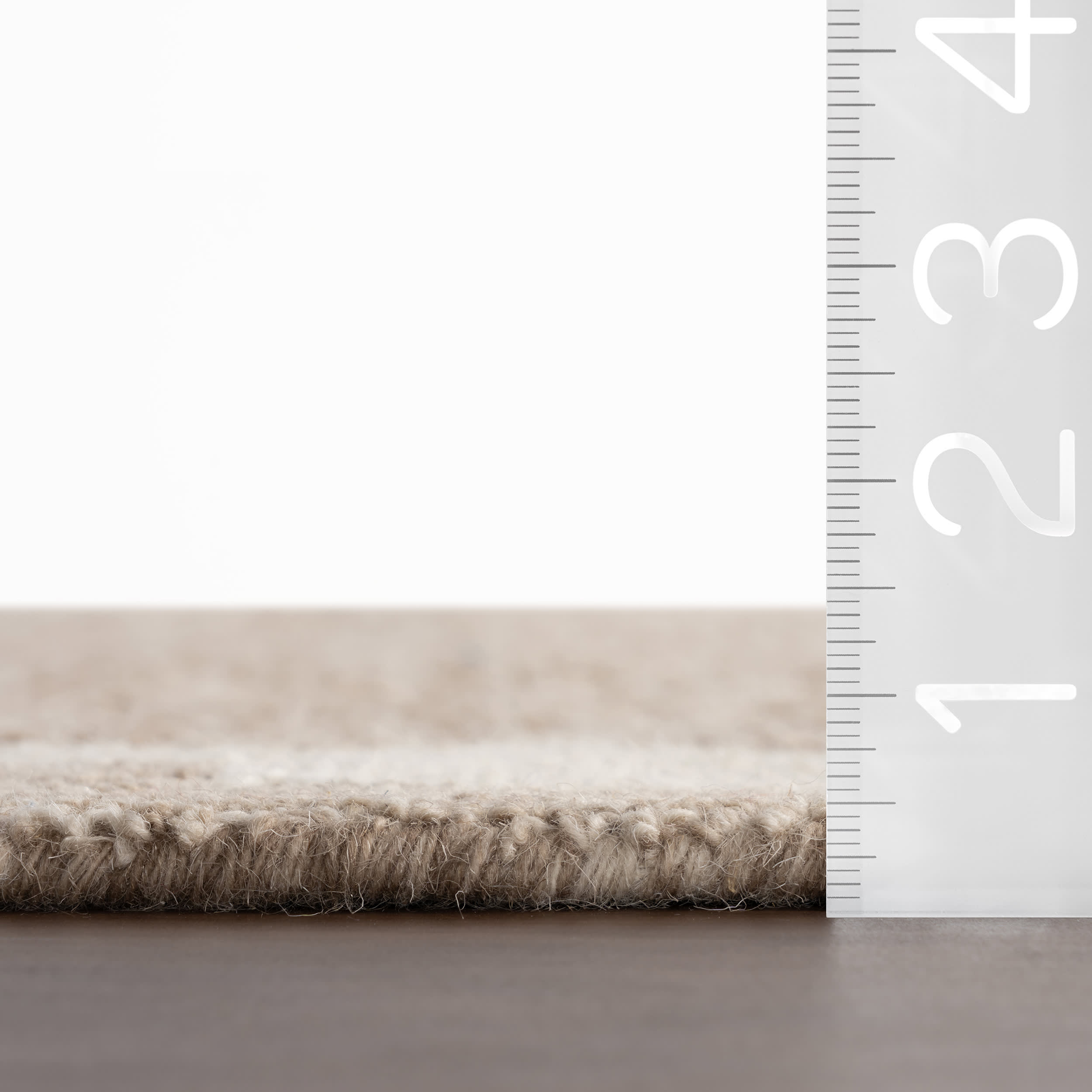 Suna Wool Modern Transitional Rug | Sand