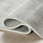 Alva Hand Loom Knotted Viscose Rug | Sky