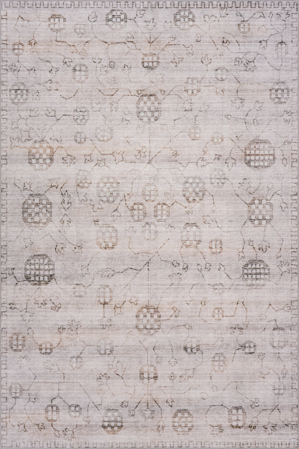 Jolen Traditional Washable Rug | Beige