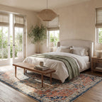 Flourishing Medallion Rug | Multicolor