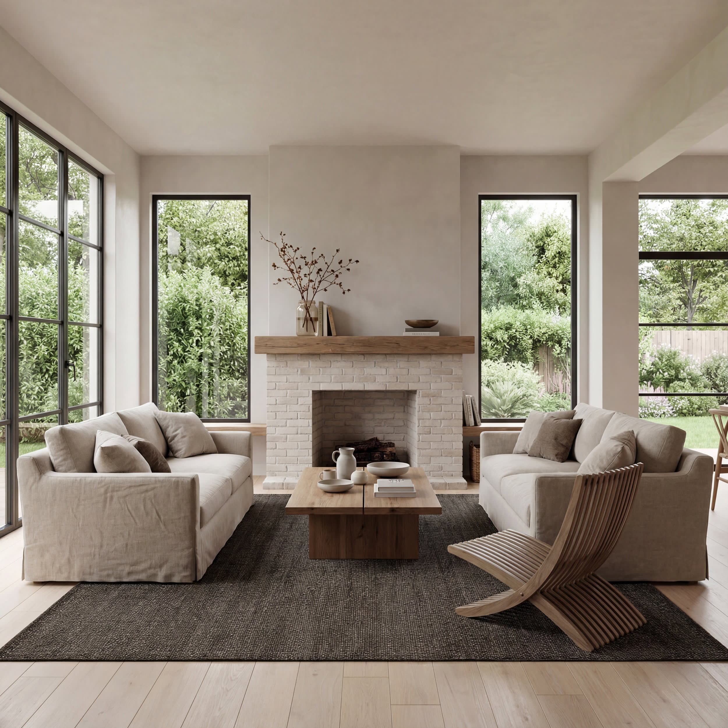 Perfect Handwoven Jute-Blend Rug | Charcoal Secondary image