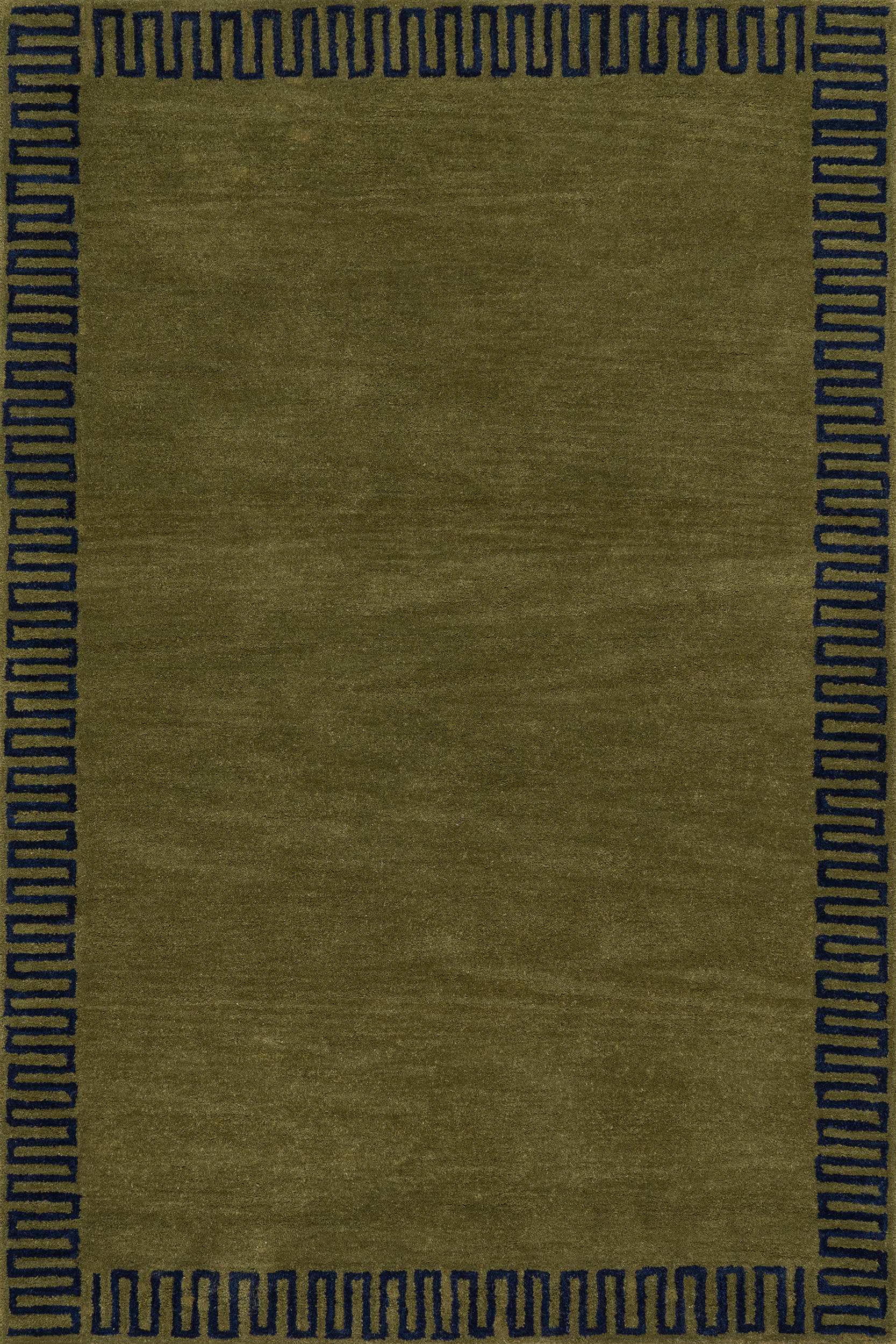 Taya Modern Bordered Rug | Green Image secondaire du produit