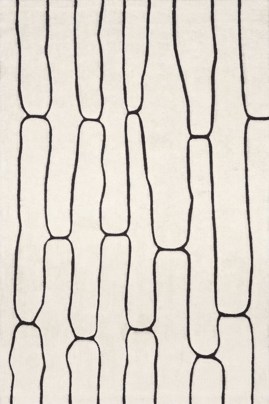 Nazco Abstract New Zealand Wool Rug | Charcoal