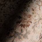 Sinikse Floral and Paisley Washable Rug | Peach