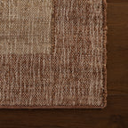Tavira Modern Bordered Indoor Rug | Brown