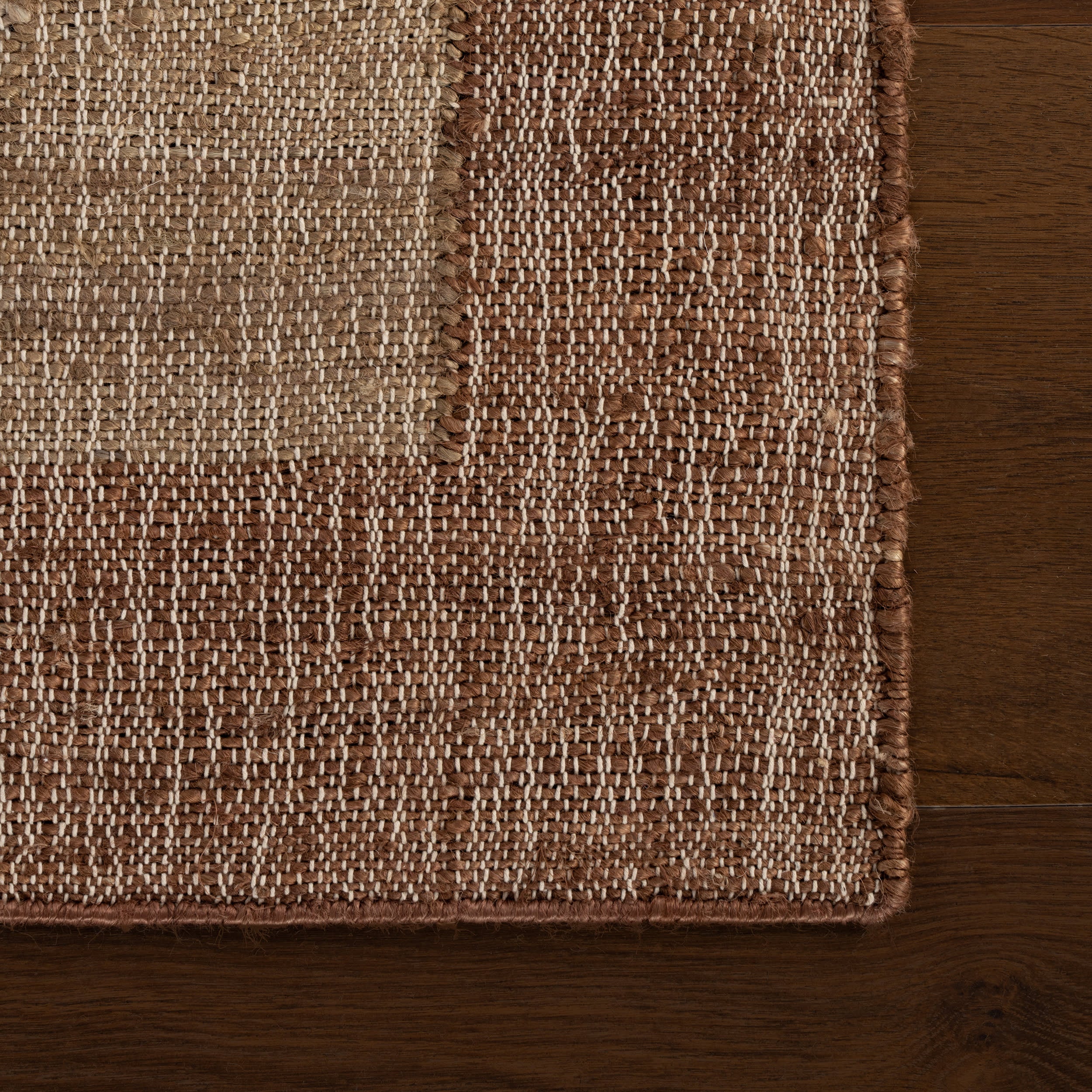 Tavira Modern Bordered Indoor Rug | Brown