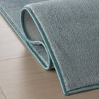 Ranya Modern Solid Rug | Blue