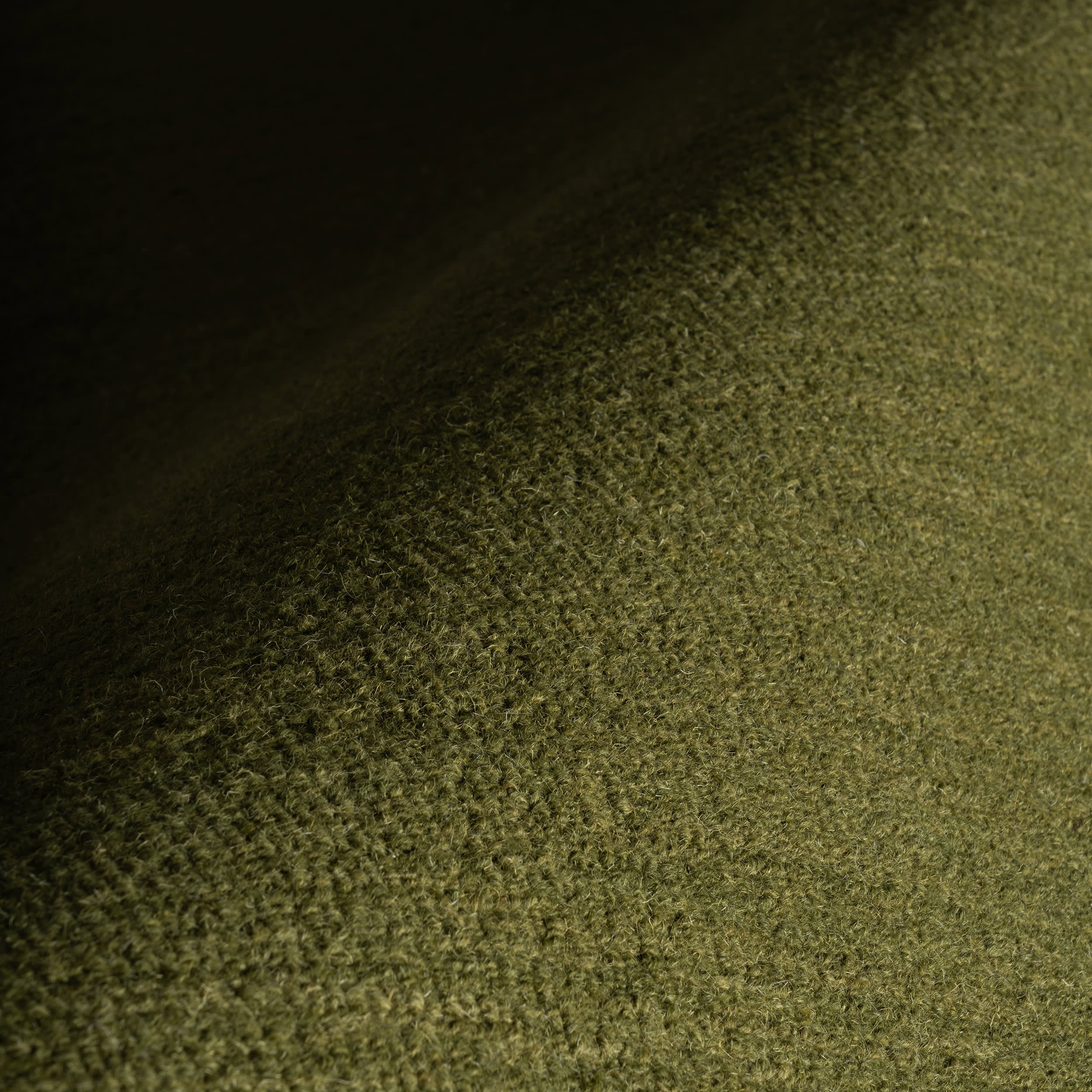 Cotina Modern Bordered Handmade Wool Rug | Green