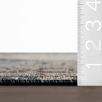 Liamara Traditional Medallion Indoor/Outdoor Rug | Grey