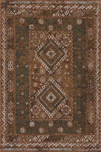 Solia Traditional Medallion Indoor/Outdoor Rug | Brown