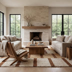 Saga Geometric Rug | Amber