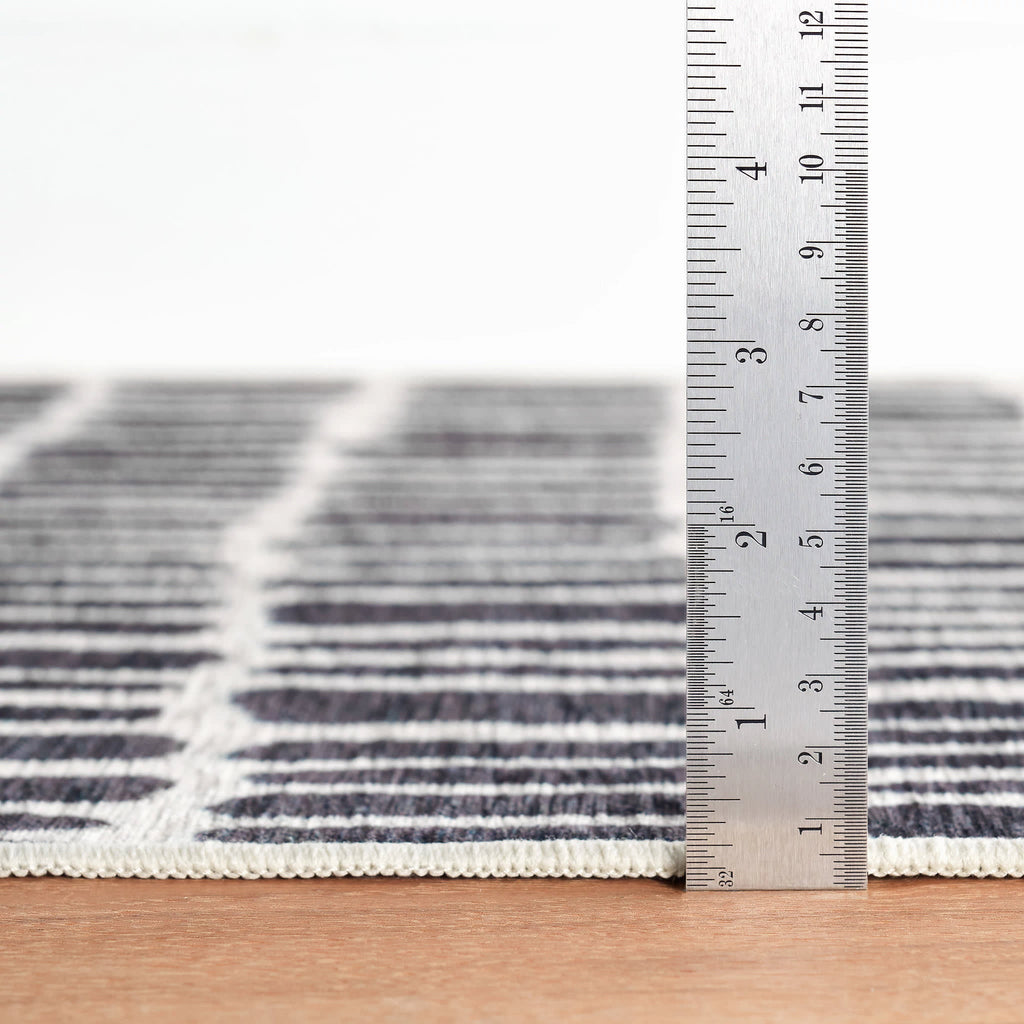 Roark Machine Washable Rug | Charcoal