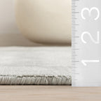 Alva Hand Loom Knotted Viscose Rug | Sky