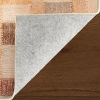 Virey Bohemian Geometric Washable Rug | Multicolor