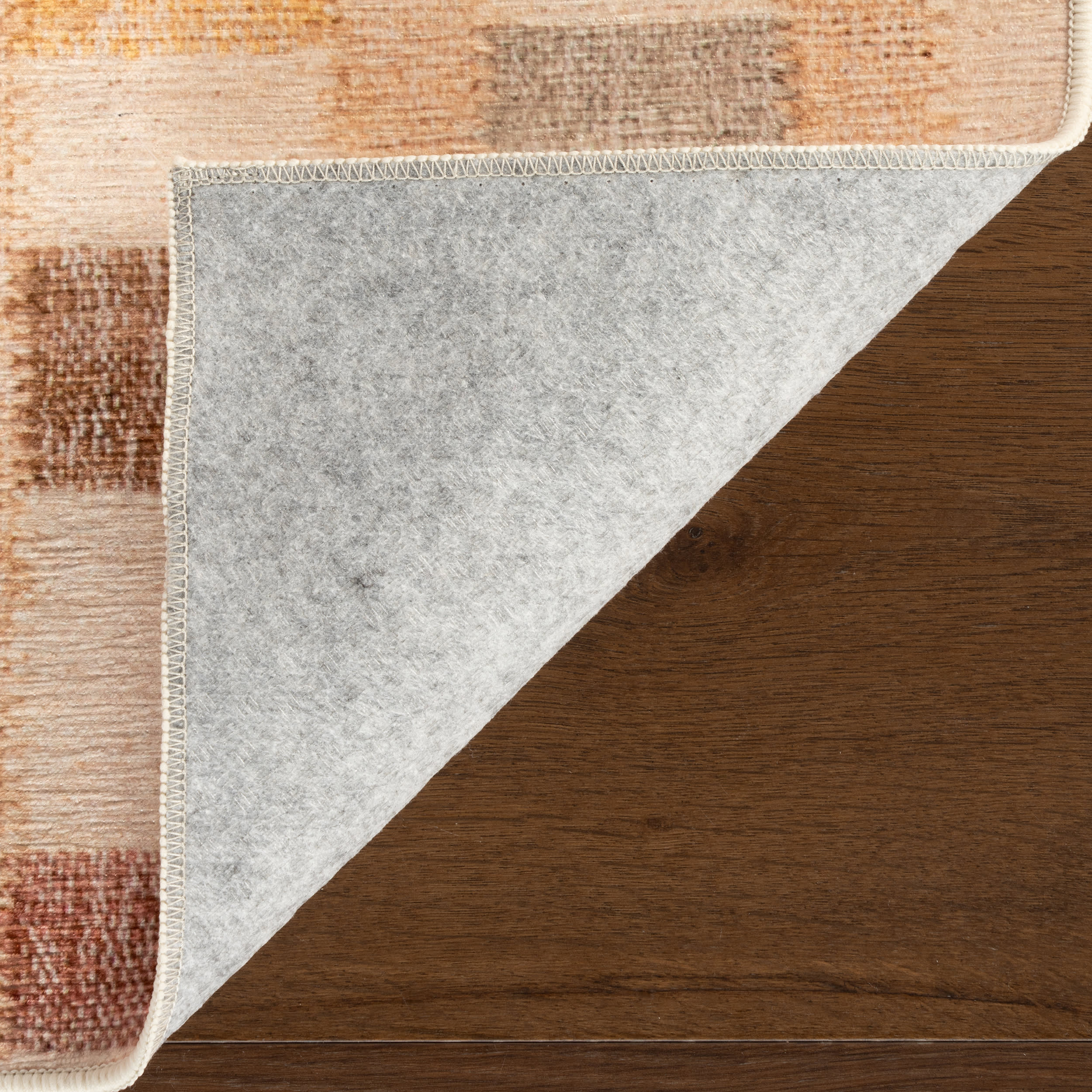 Virey Bohemian Geometric Washable Rug | Multicolor