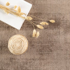 Alva Hand Loom Knotted Viscose Rug | Taupe