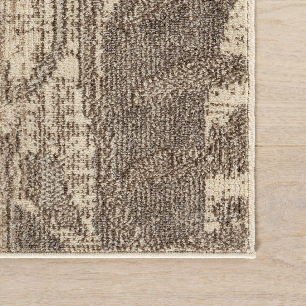 Abstract Floral Rug | Grey