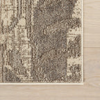 Abstract Floral Rug | Grey