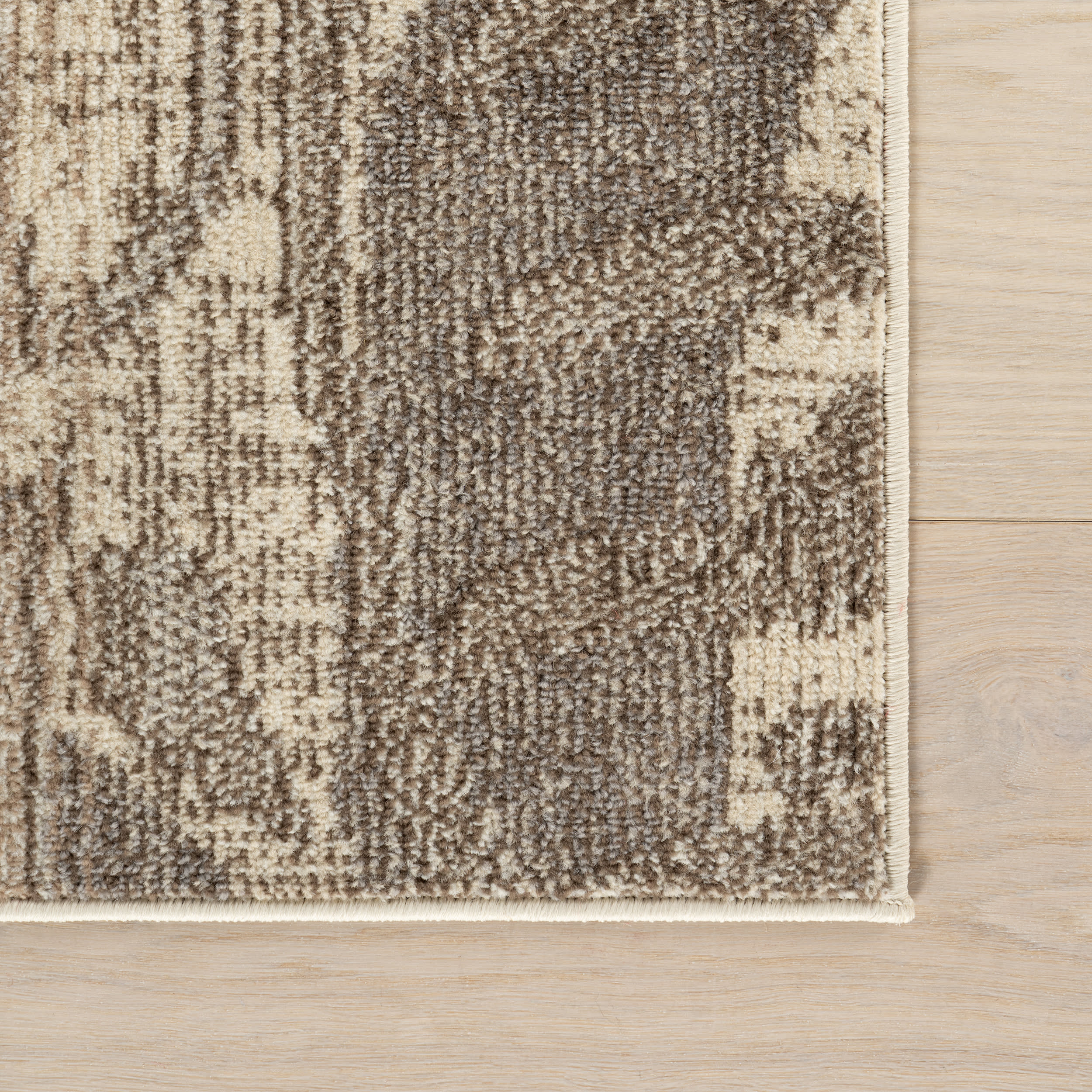 Abstract Floral Rug | Grey