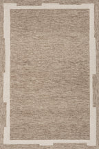 Suna Wool Modern Transitional Rug | Sand