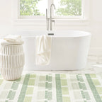 Tread Lightly Machine Washable Rug | Green