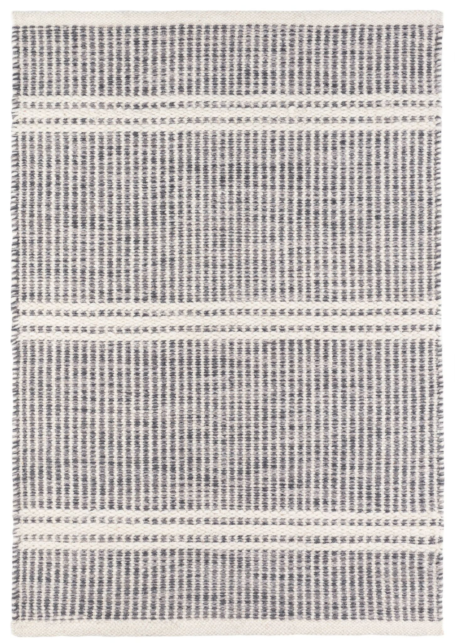 Malta Handwoven Wool Rug | Grey Main image