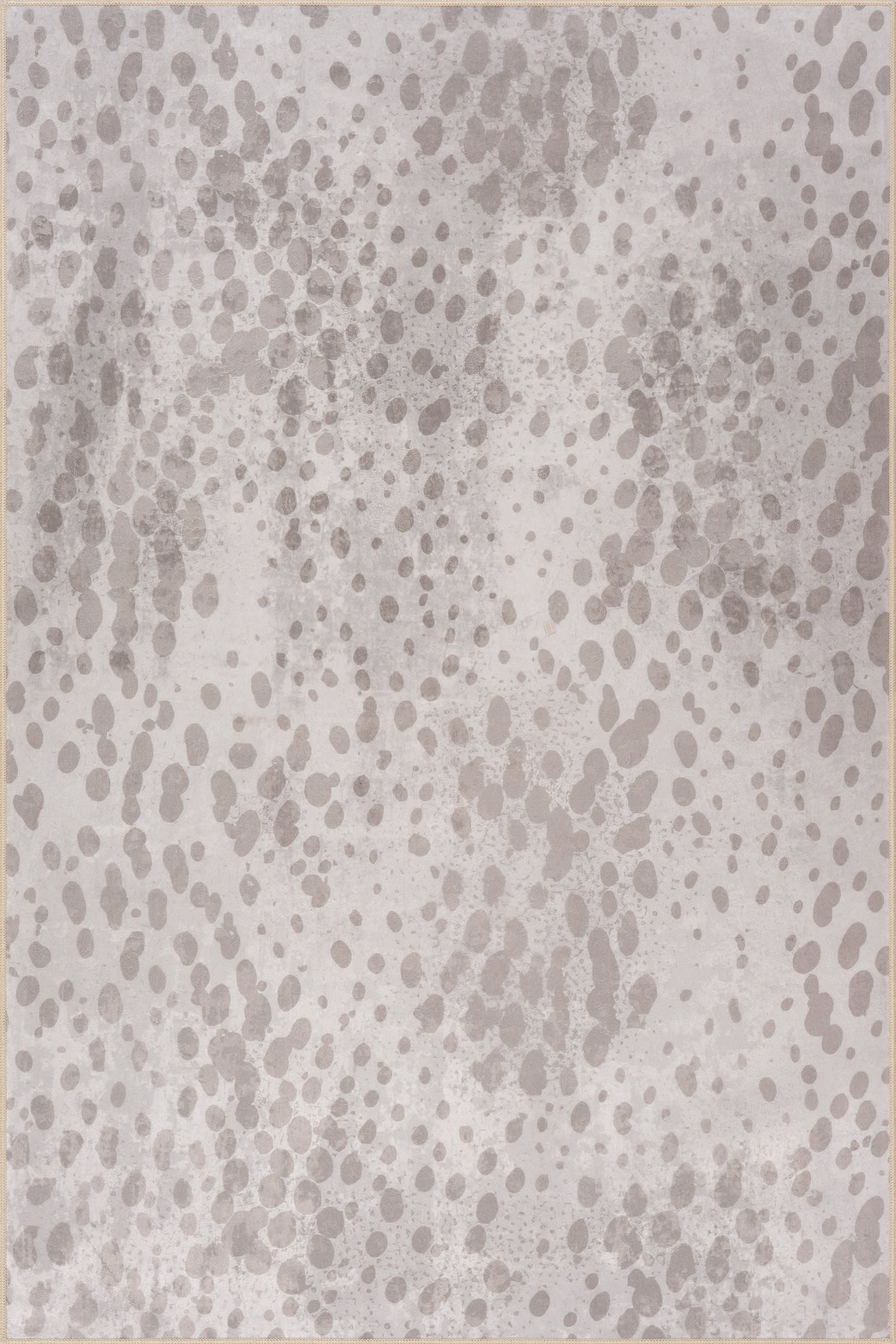 Aricela Modern Animal Print Washable Rug | Taupe Image secondaire du produit