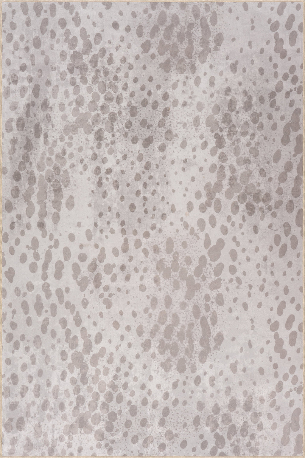 Aricela Modern Animal Print Washable Rug | Taupe